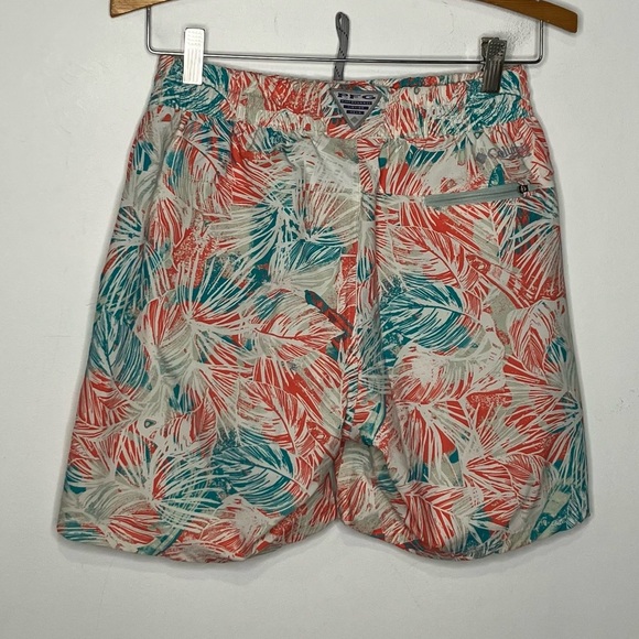 Columbia super slack tide hybrid water short tropical print men’s size small 6”L - Picture 4 of 7